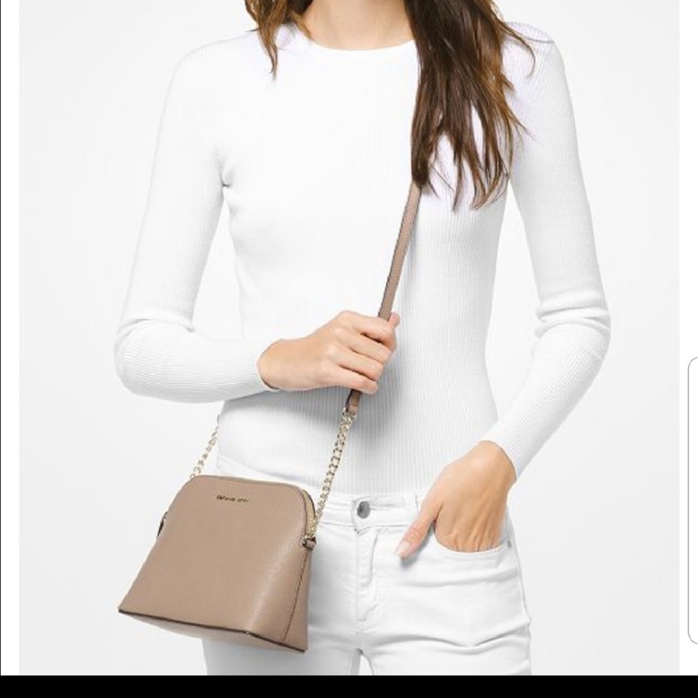 NWT! MICHAEL KORS-PASTEL PINK CROSSBODY